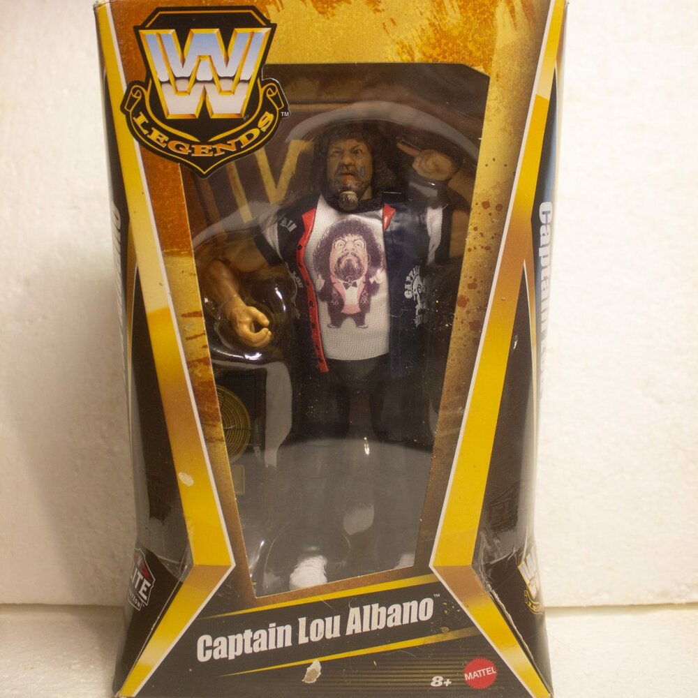 WWE Captain Lou Albano Action Figure Still New in Package